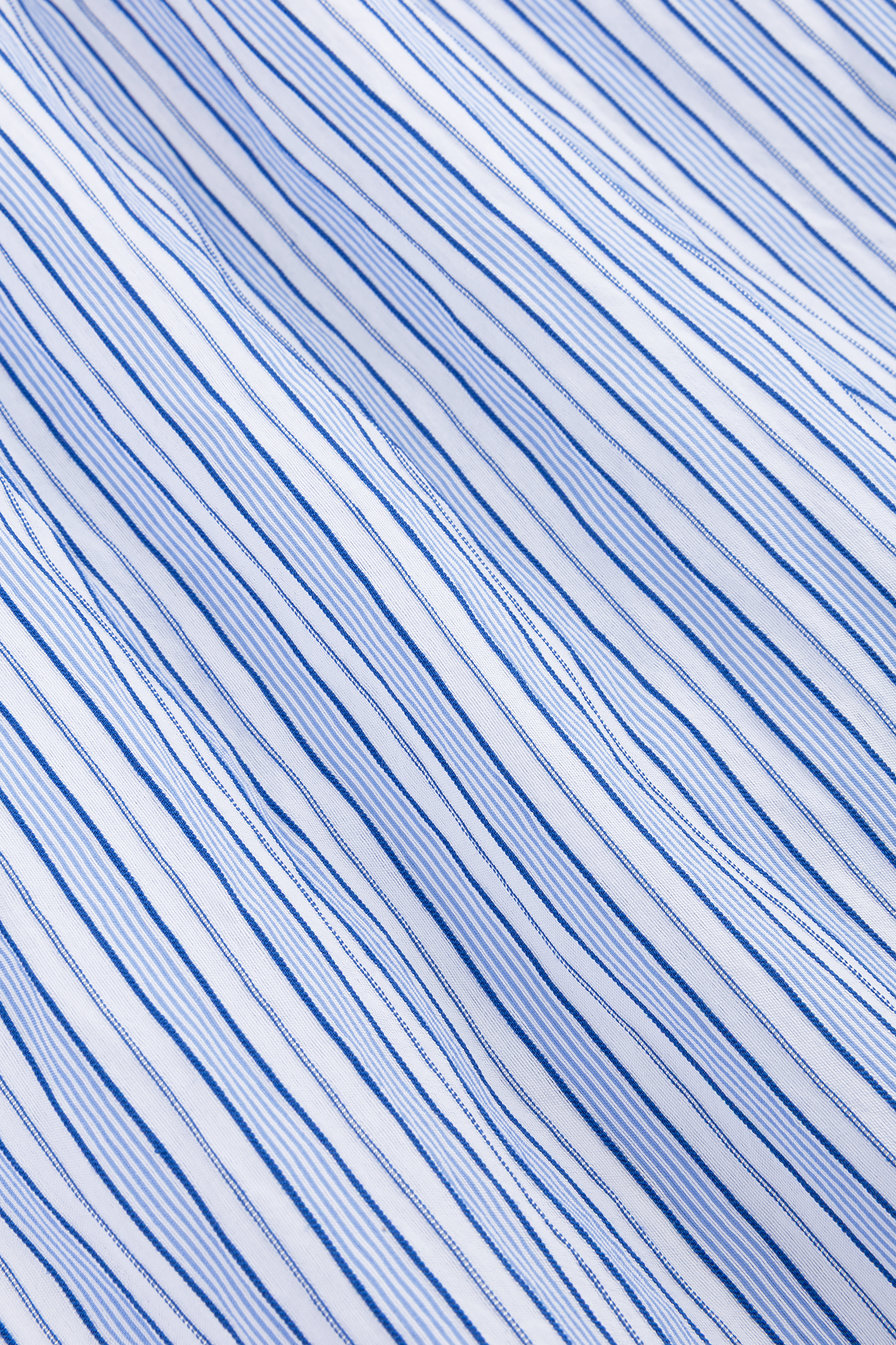 Bregje Bluse Hellblau Streifen