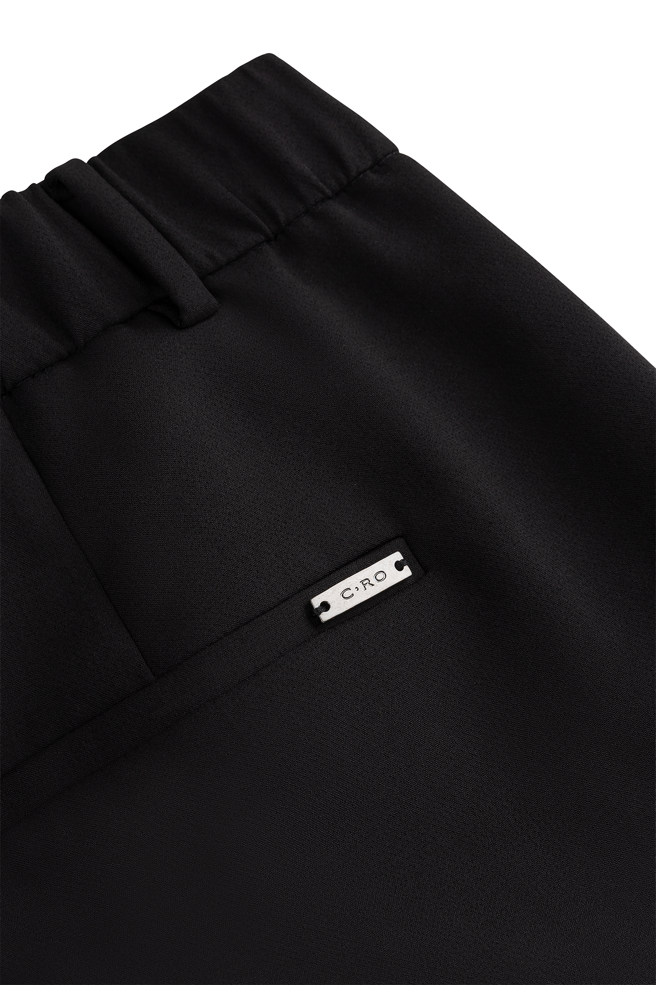 Pleated Pantalon - Hosen - Schwarz