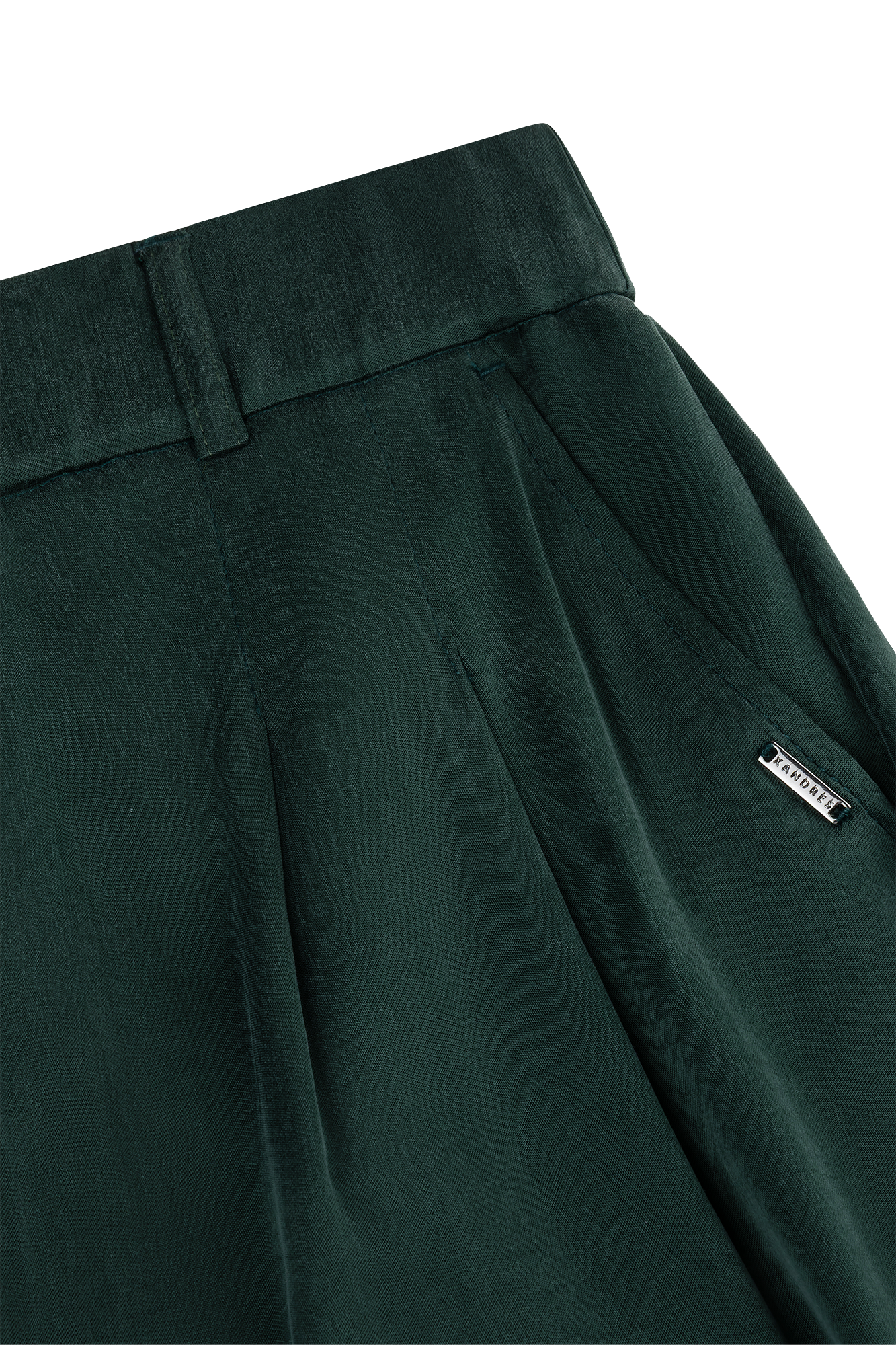 Phia Pantalon Dunkel Grün