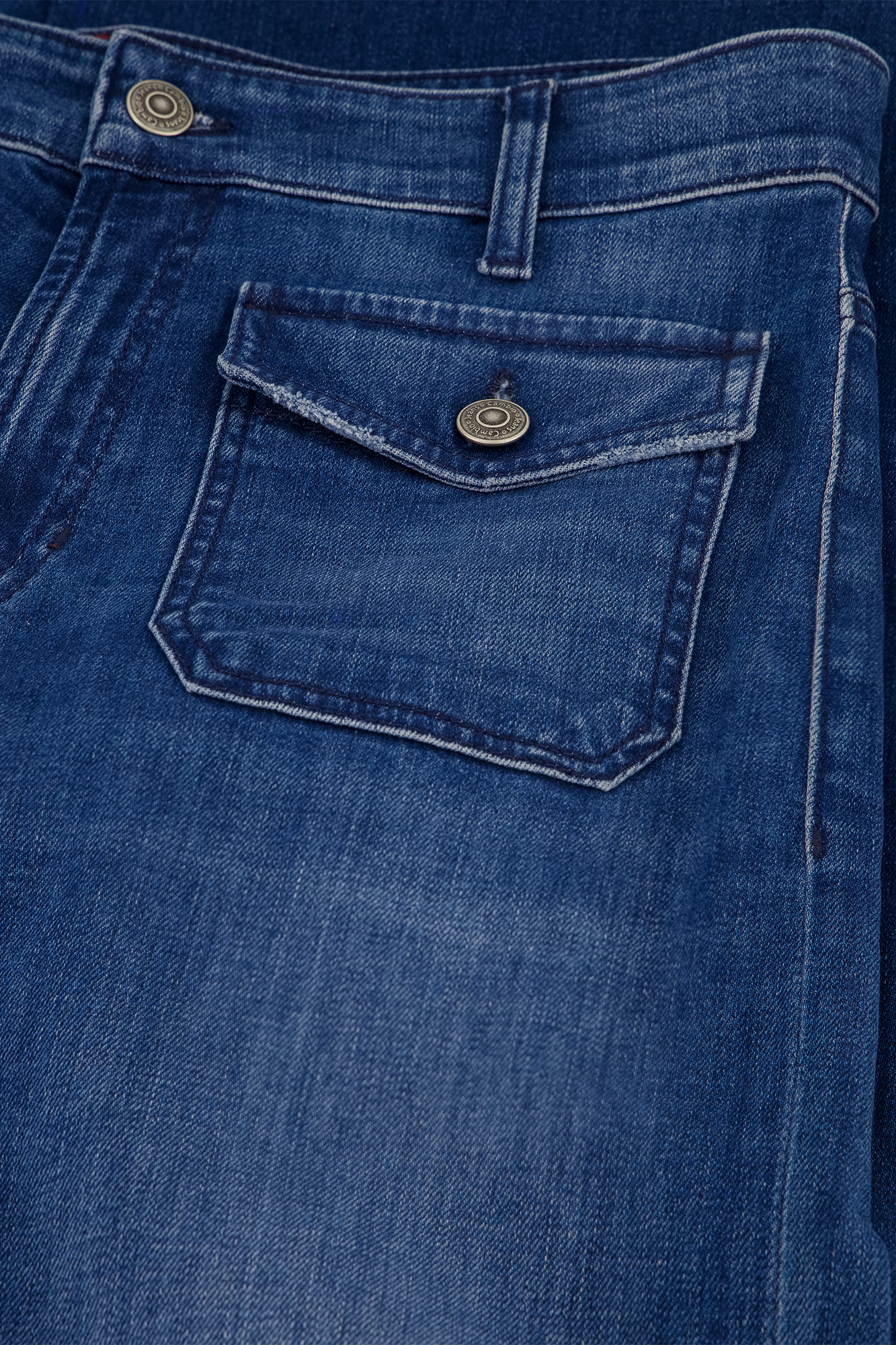 Aimee Pocket Denim Blauw