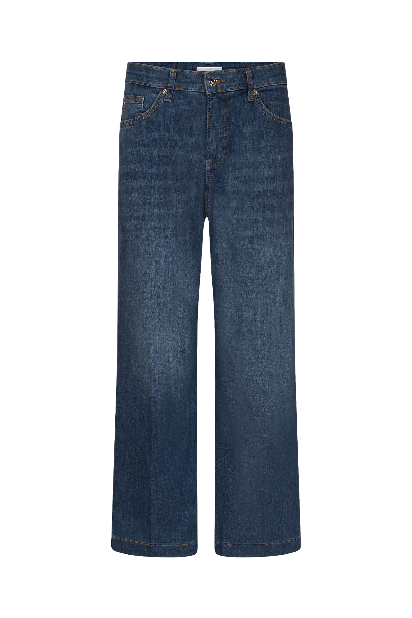 Culotte Denim, blaue Waschung