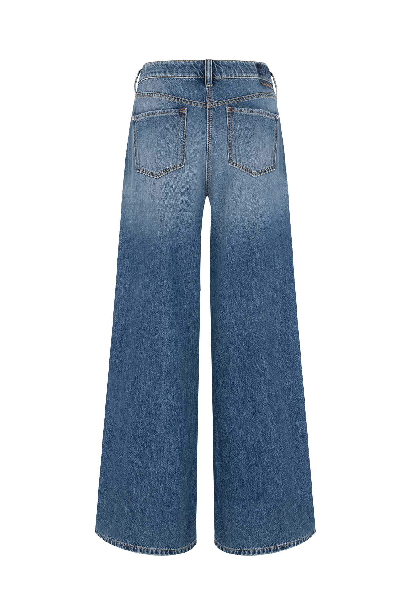 Palazzo Denim Blauw Wash