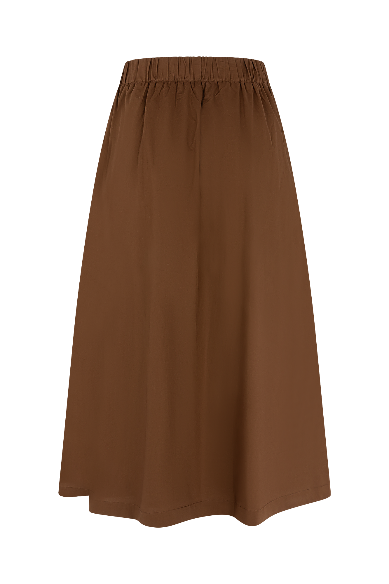 Rosa Rok Midi Braun
