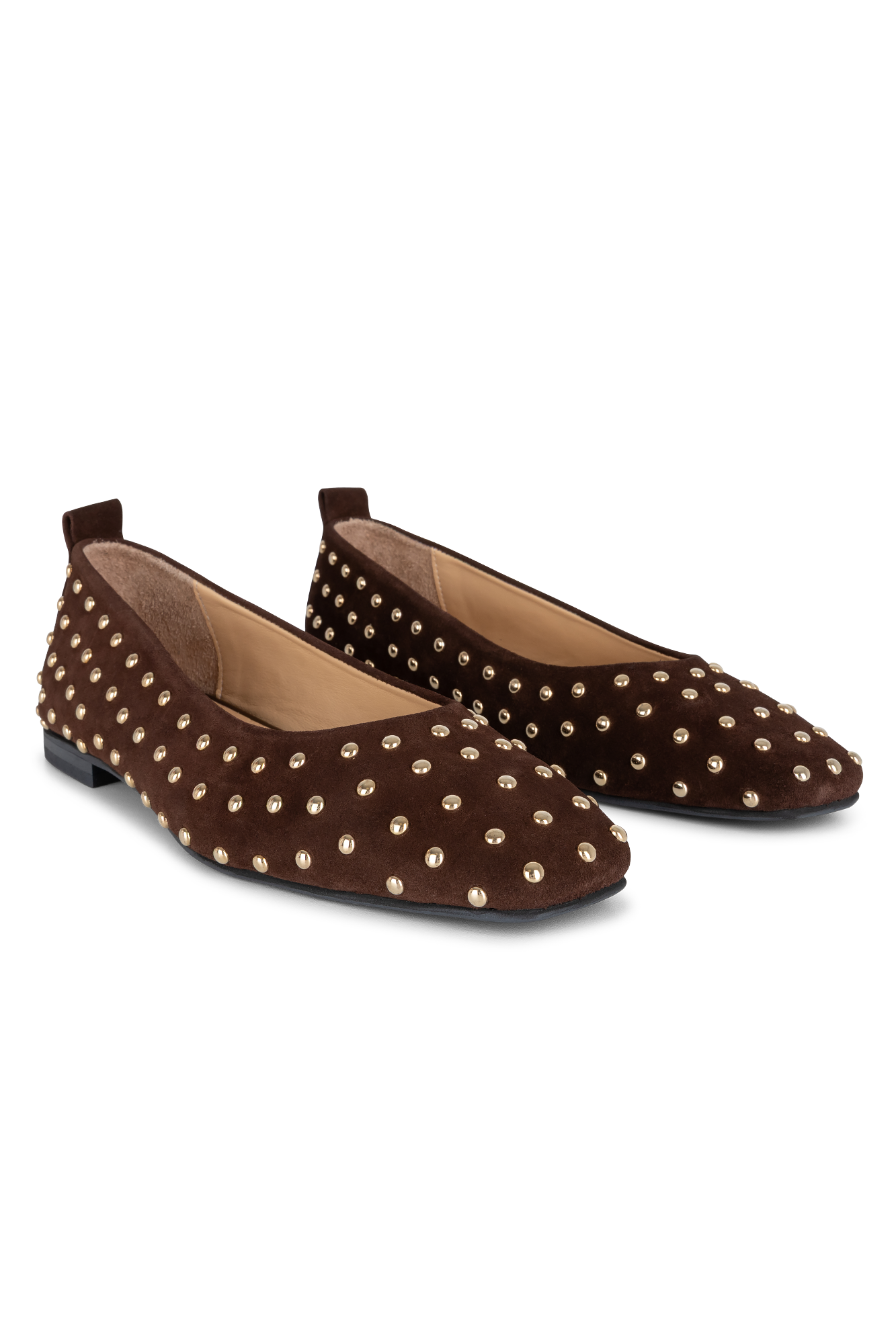 Fien Ballerina Schuh Braun