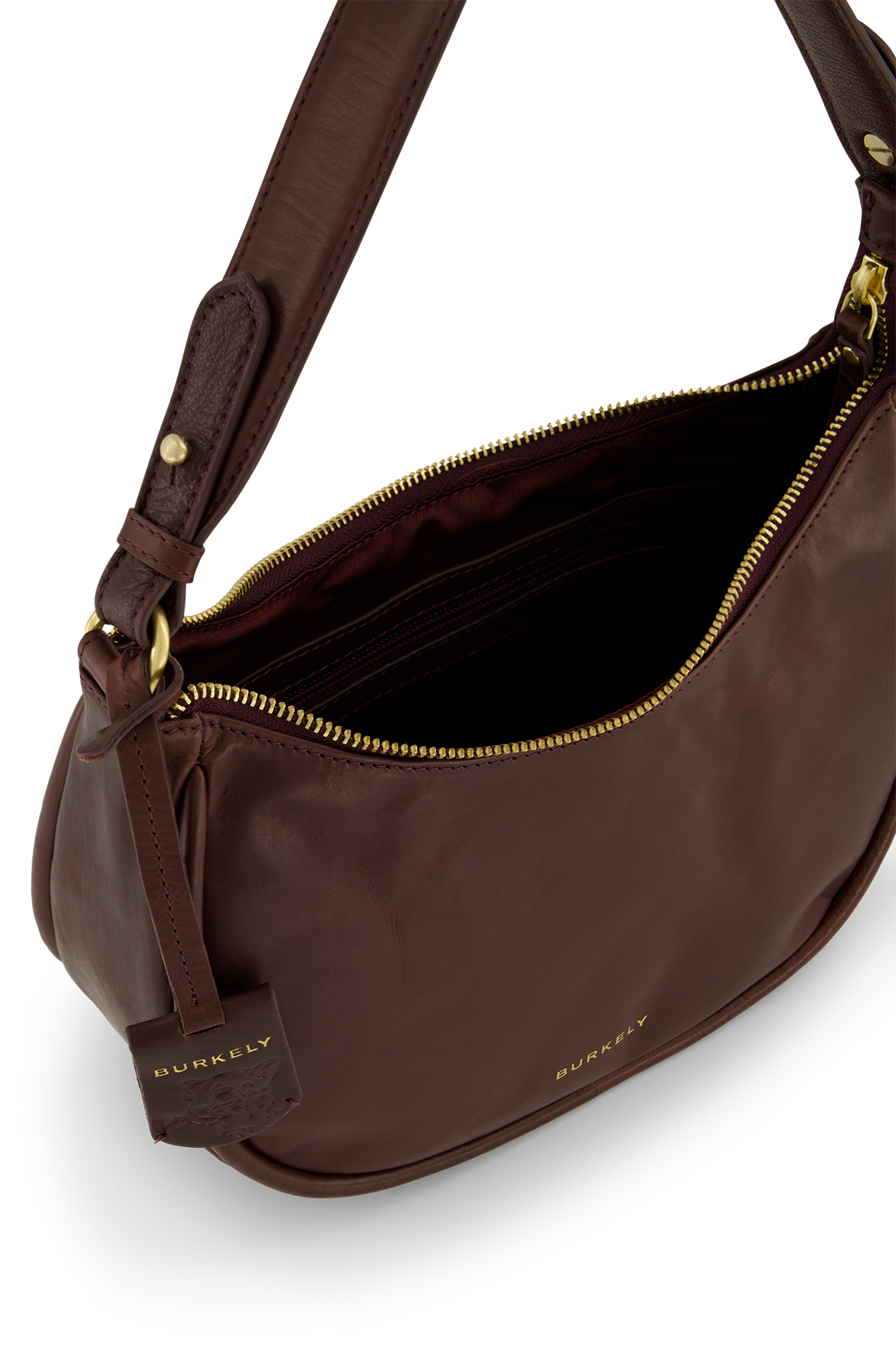Veda Schultertasche Bordeaux