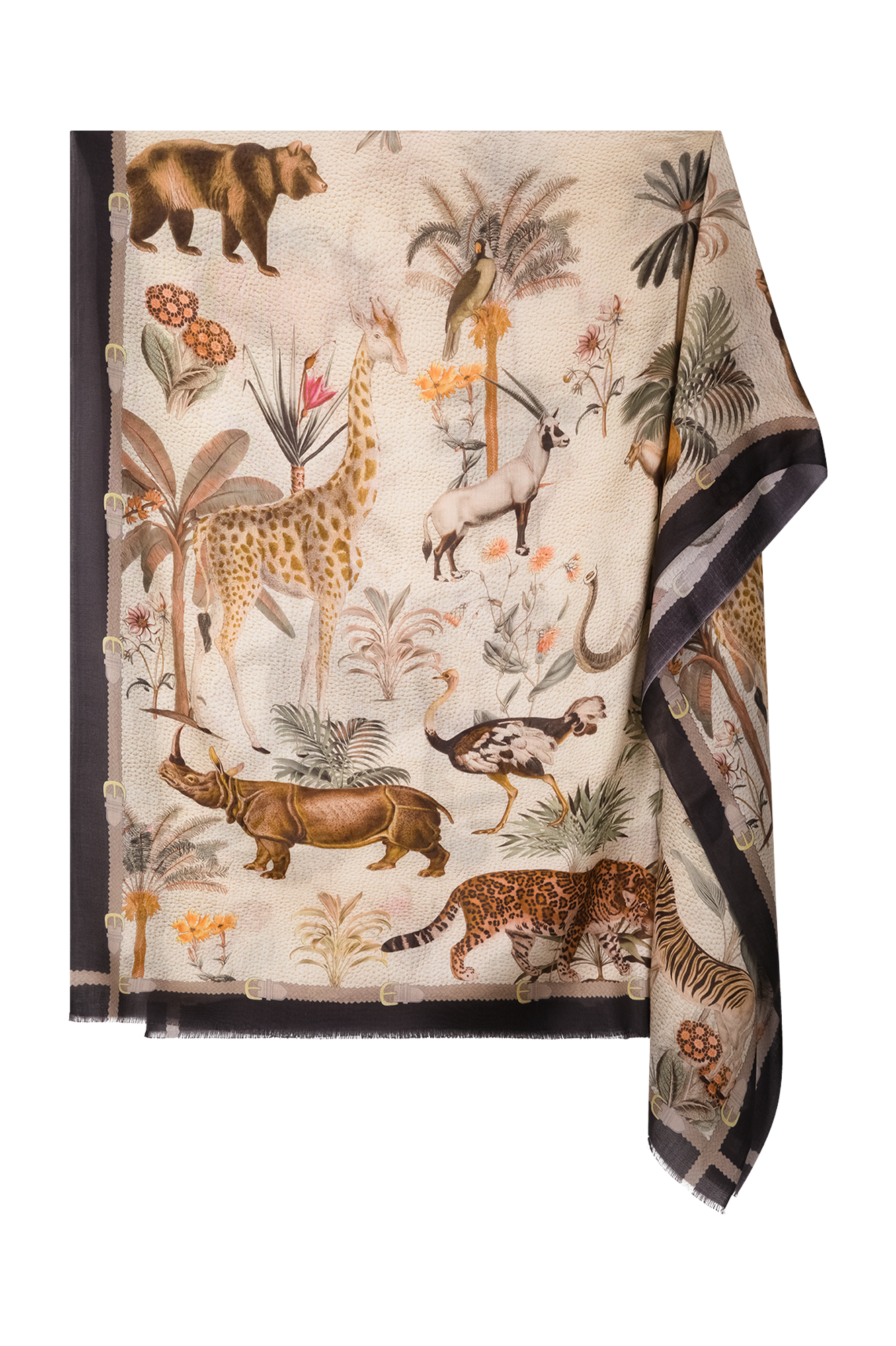 Finja Schal OFF-WHITE PRINT