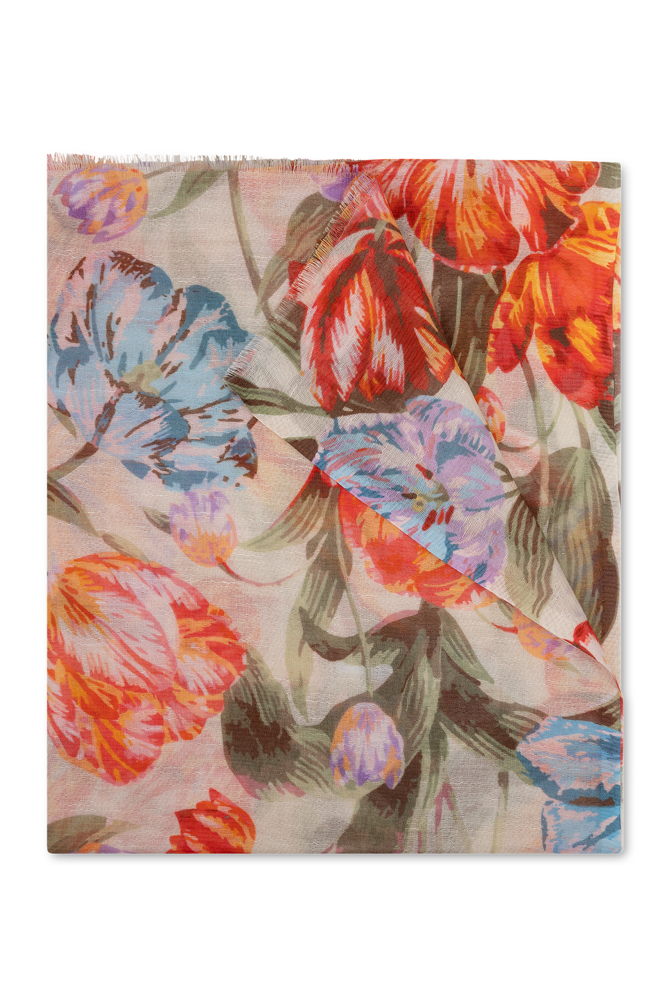 Gemma Schal Fuchsia-Print