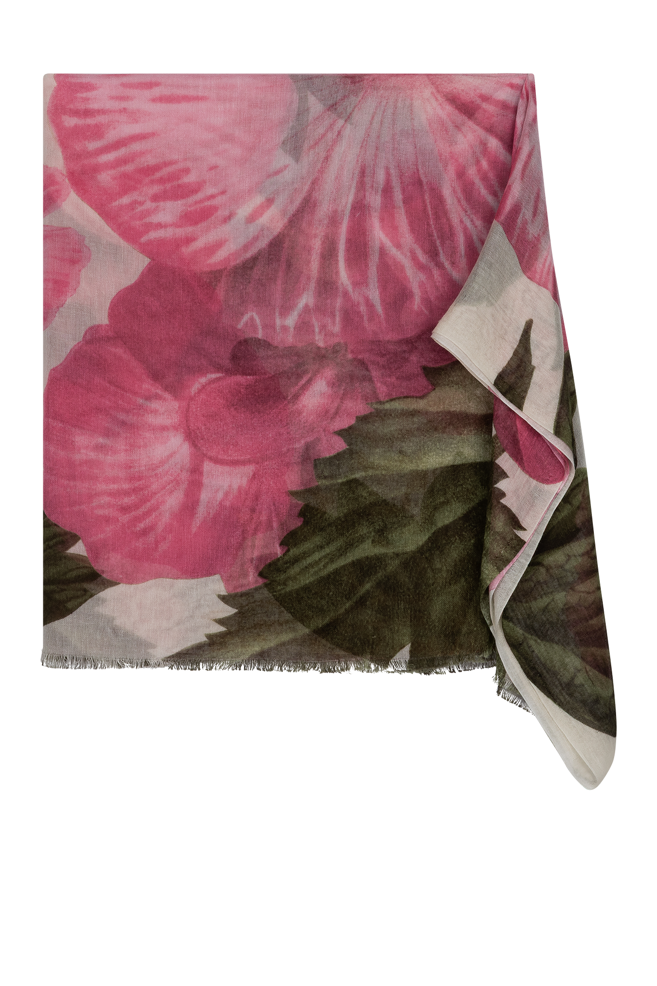 Gitte Shawl Roze Print