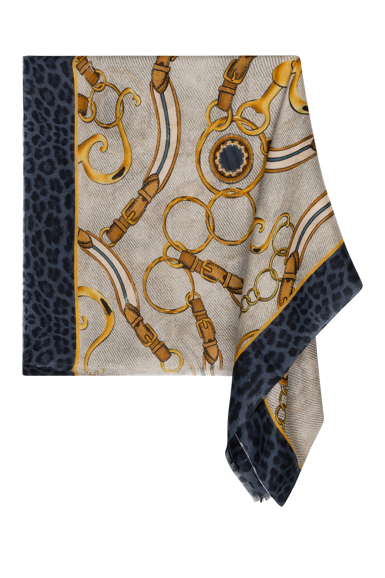 Gilana Schal Gelb-Print