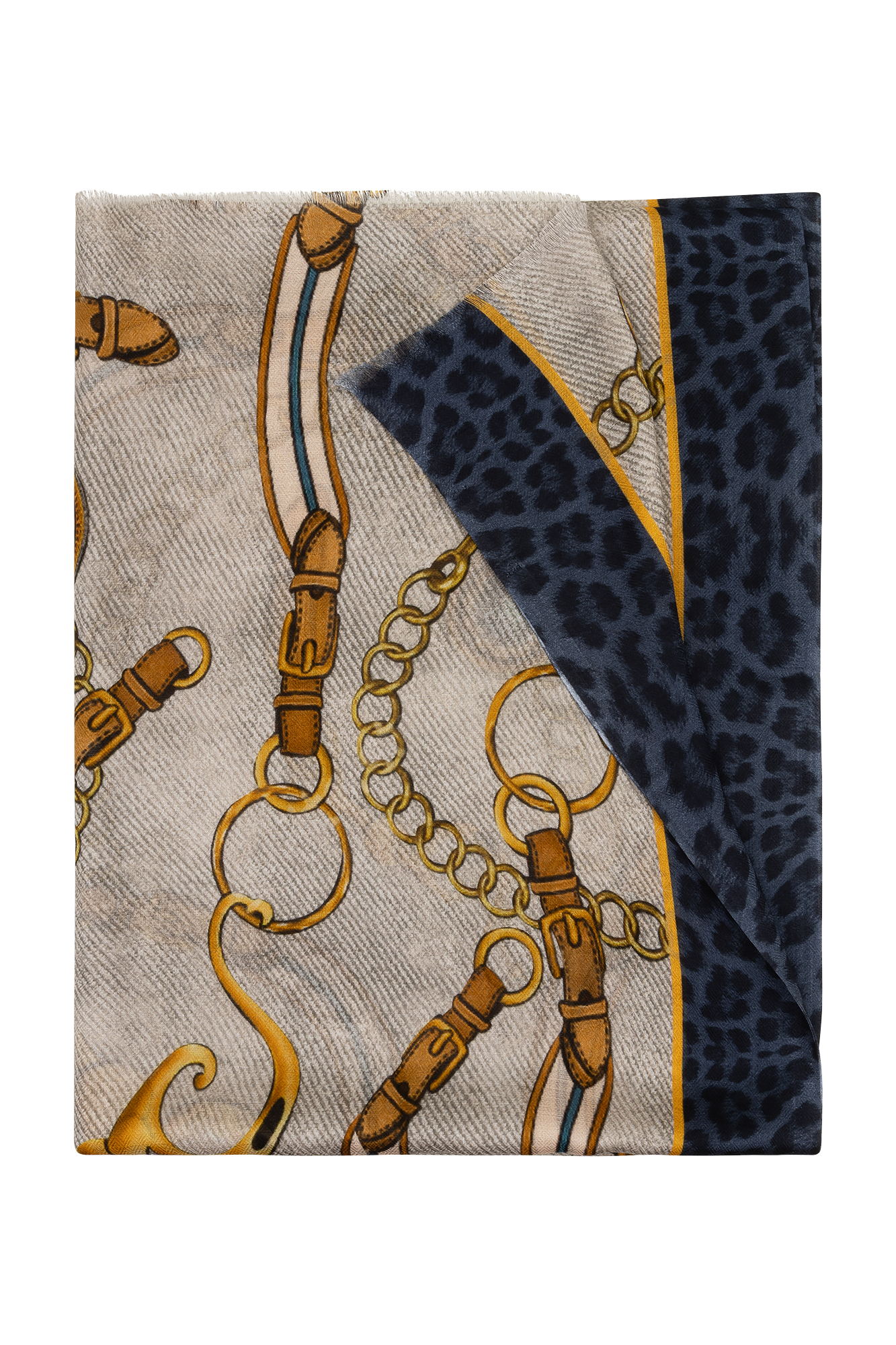 Gilana Schal Gelb-Print