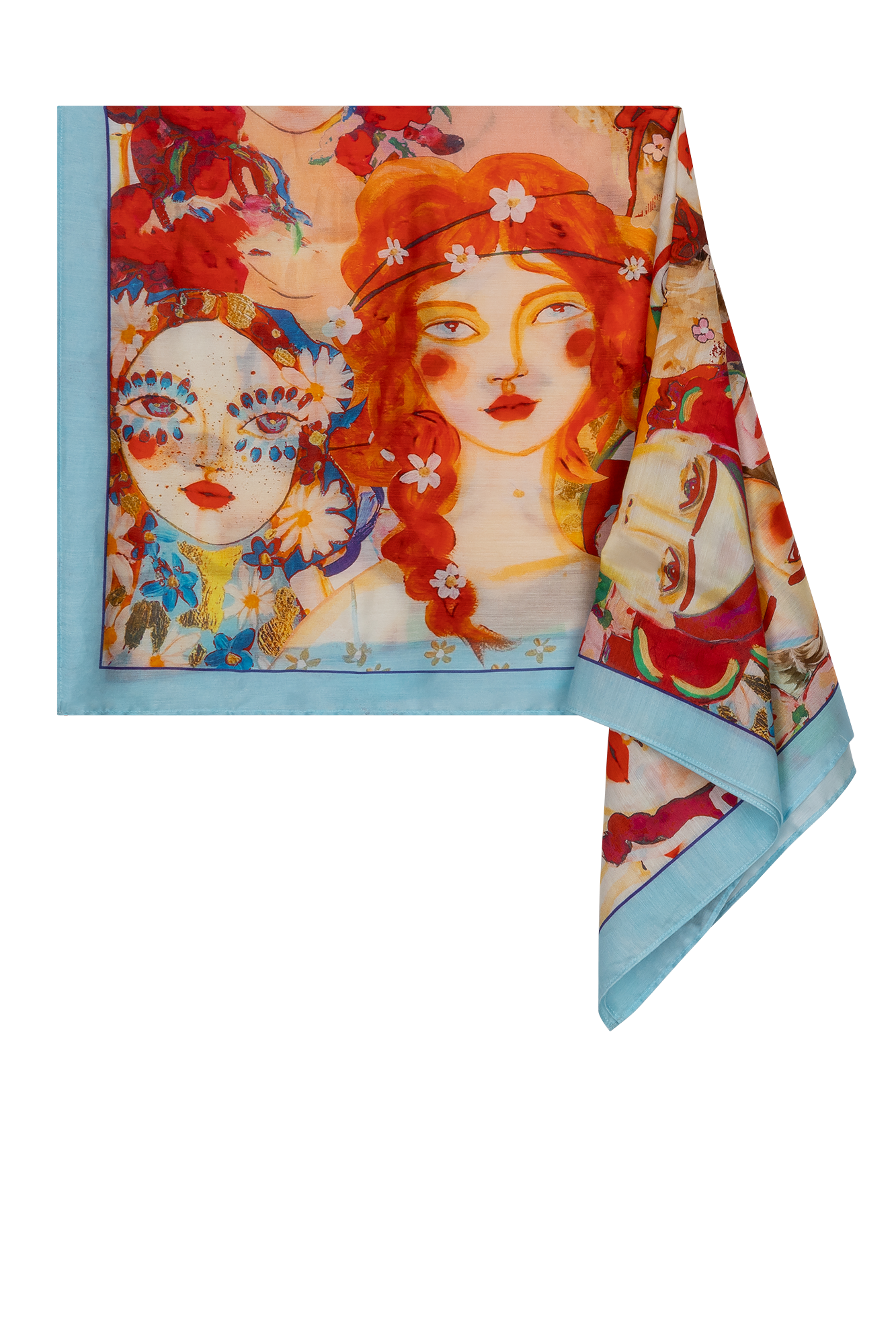 Grace Schal Off-White-Print