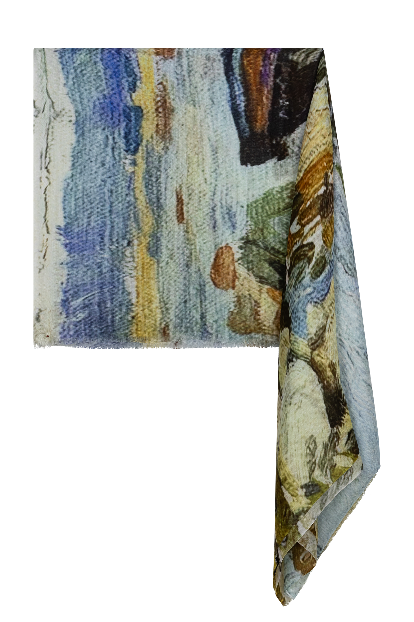 Geanne Schal grün print