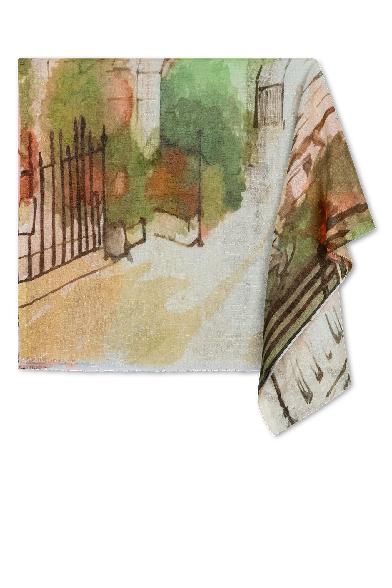 Gilou Shawl Blauw Print