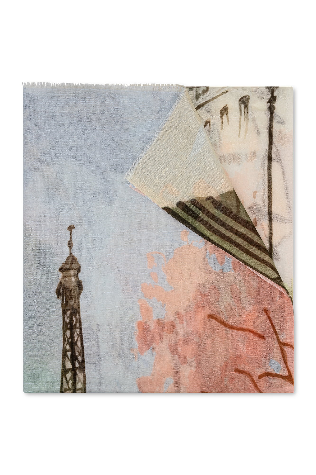 Gilou Shawl Blauw Print