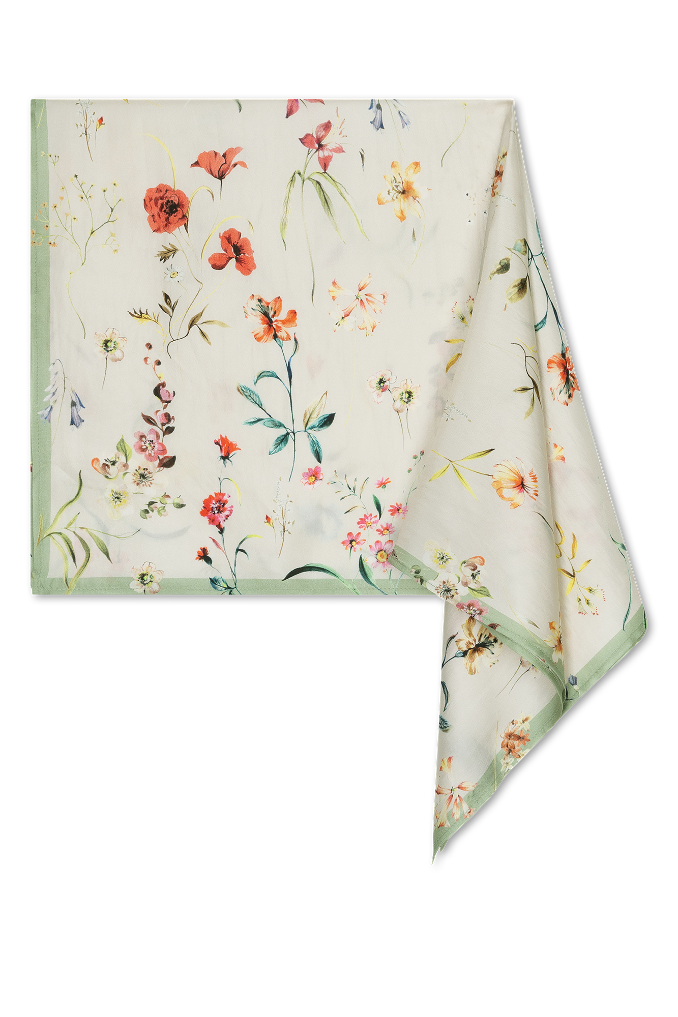 Hava Shawl Off-white Print