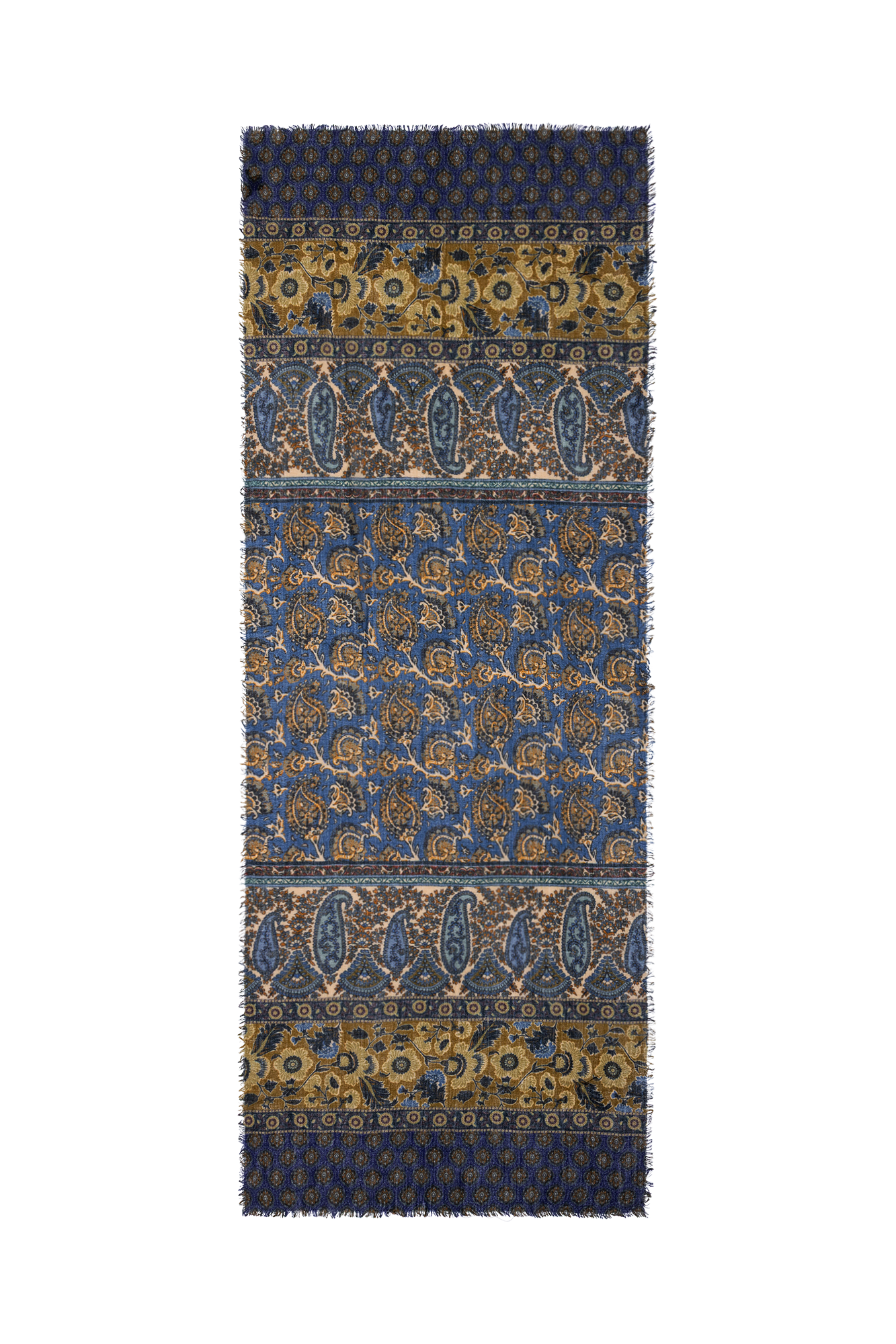 Hazel Shawl Blauw Print