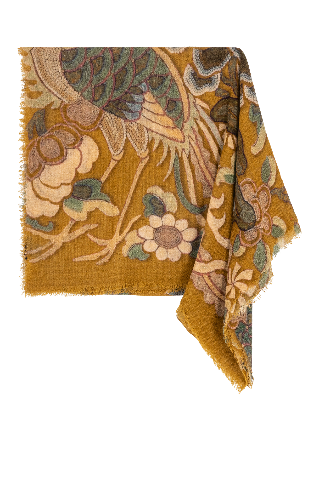 Hanien Shawl - Schal - Cognac