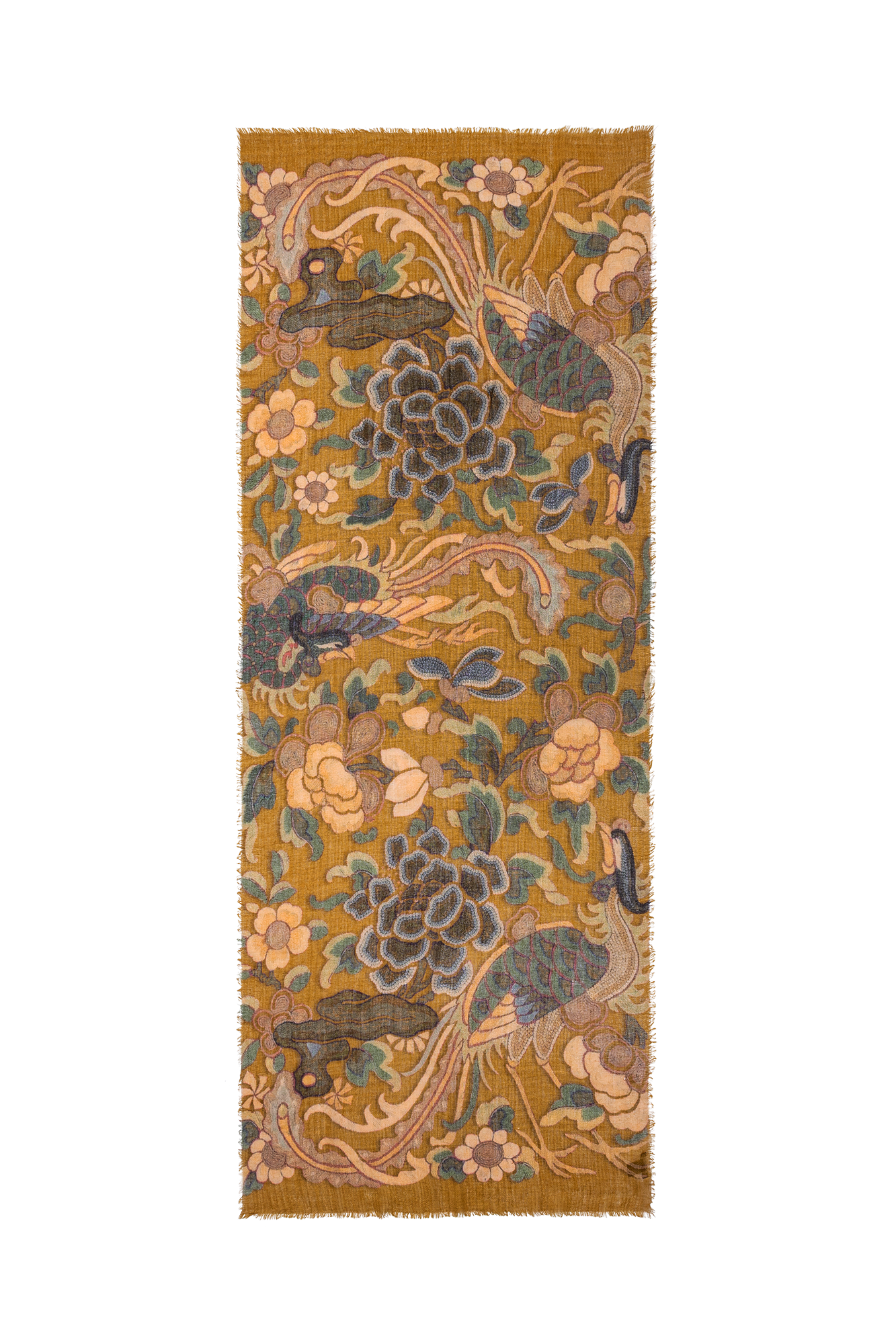 Hanien Shawl - Schal - Cognac