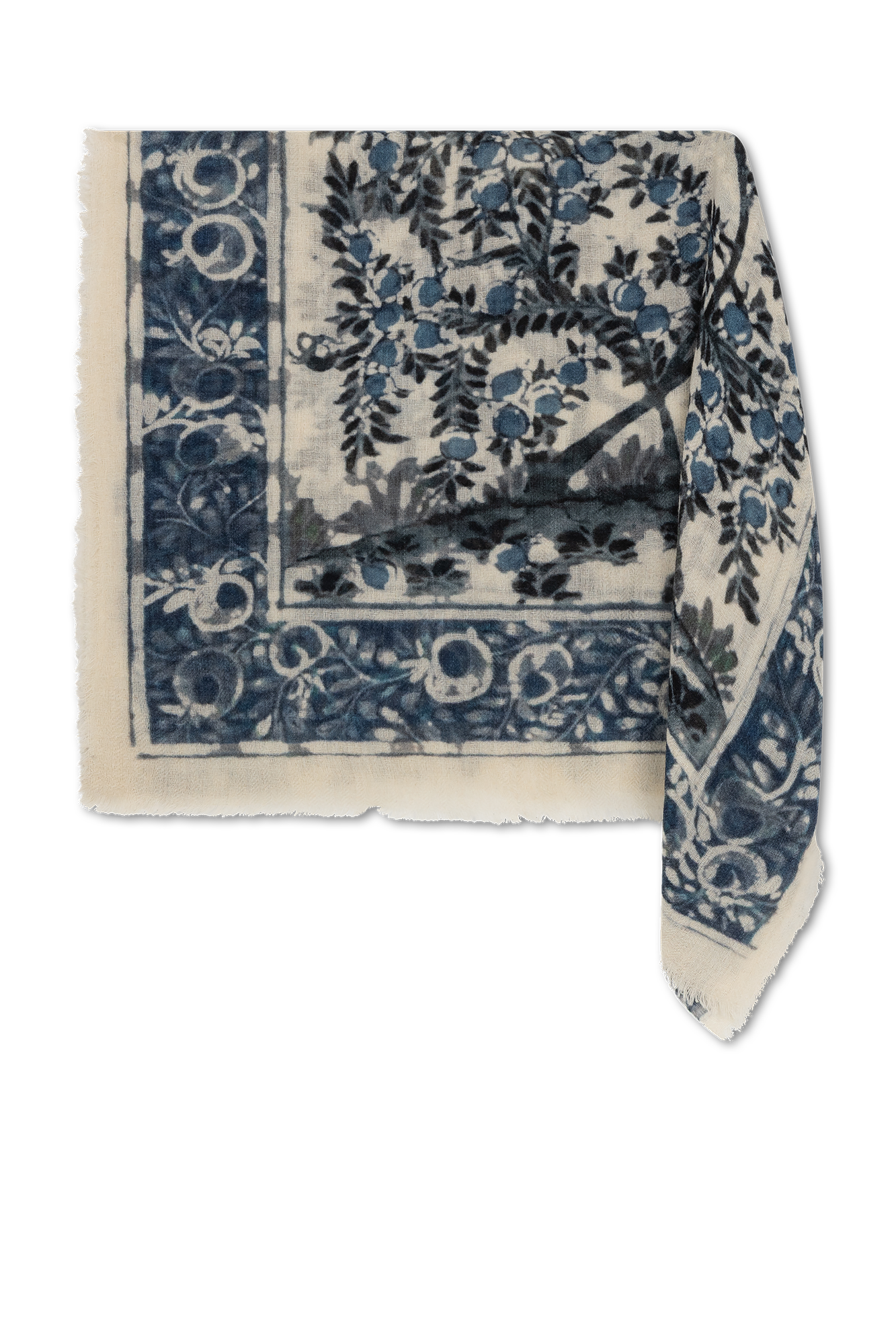 Hiva Shawl - Schal - Blau Print