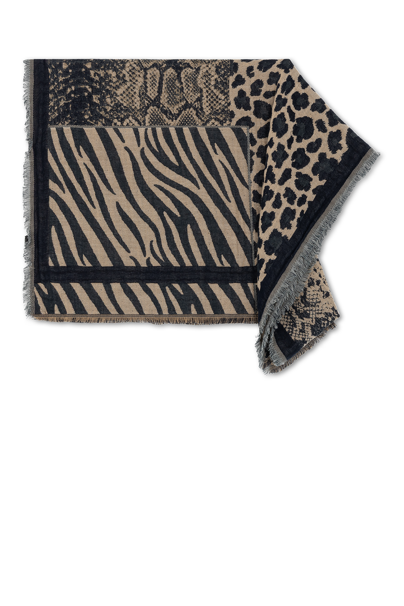 Hella Shawl Tuch Sand Druck