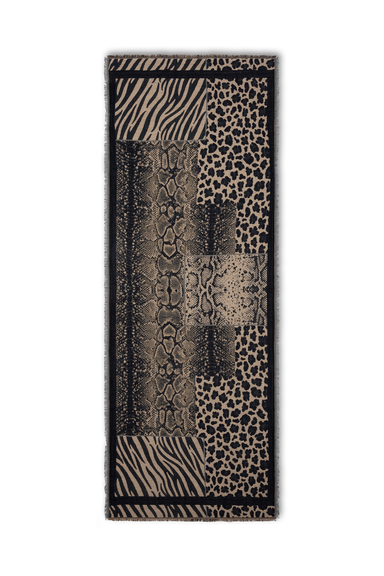 Hella Shawl Tuch Sand Druck