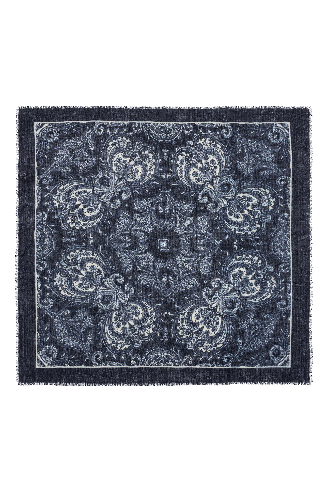 Hansje Schal Marine-navy Print