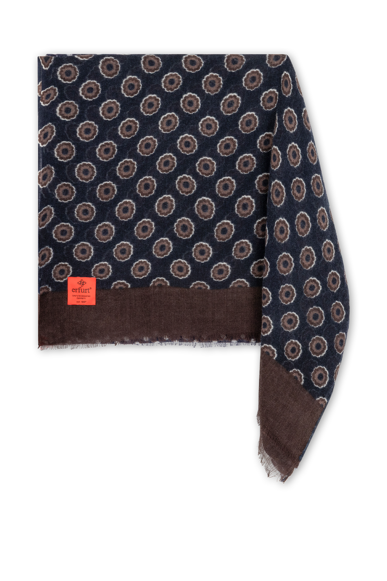 2-vlakken Shawl Bruin