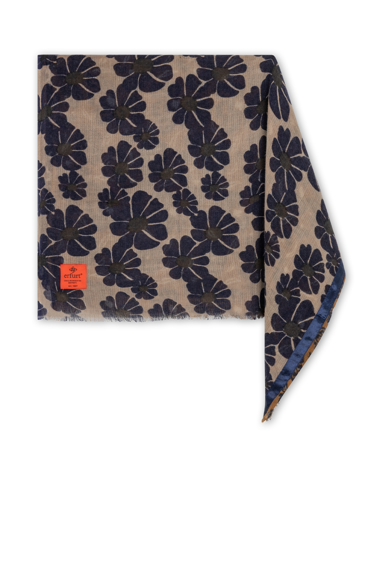 4-vlakken Shawl Zand