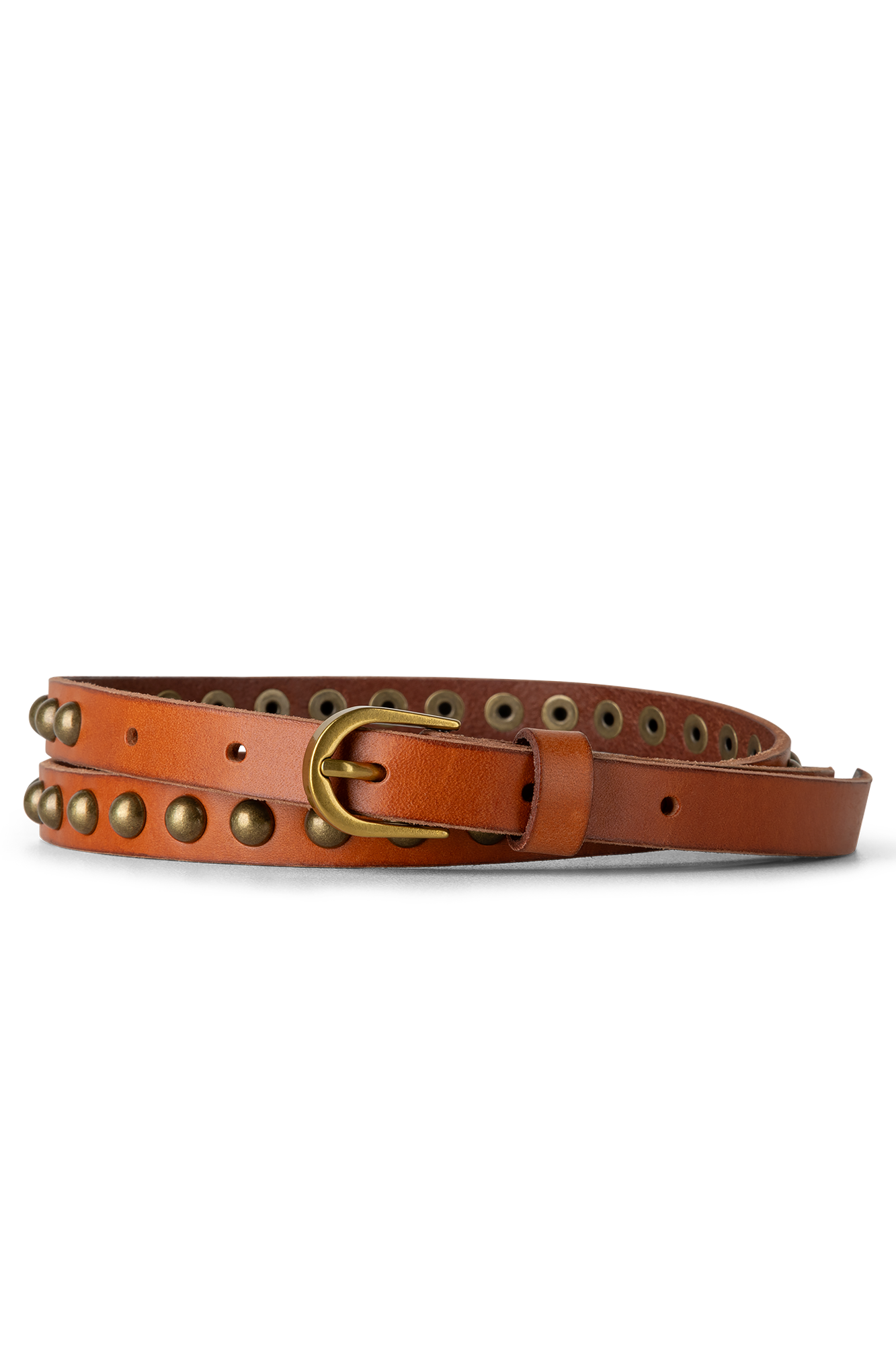 Flora Riem Ledergürtel Cognac