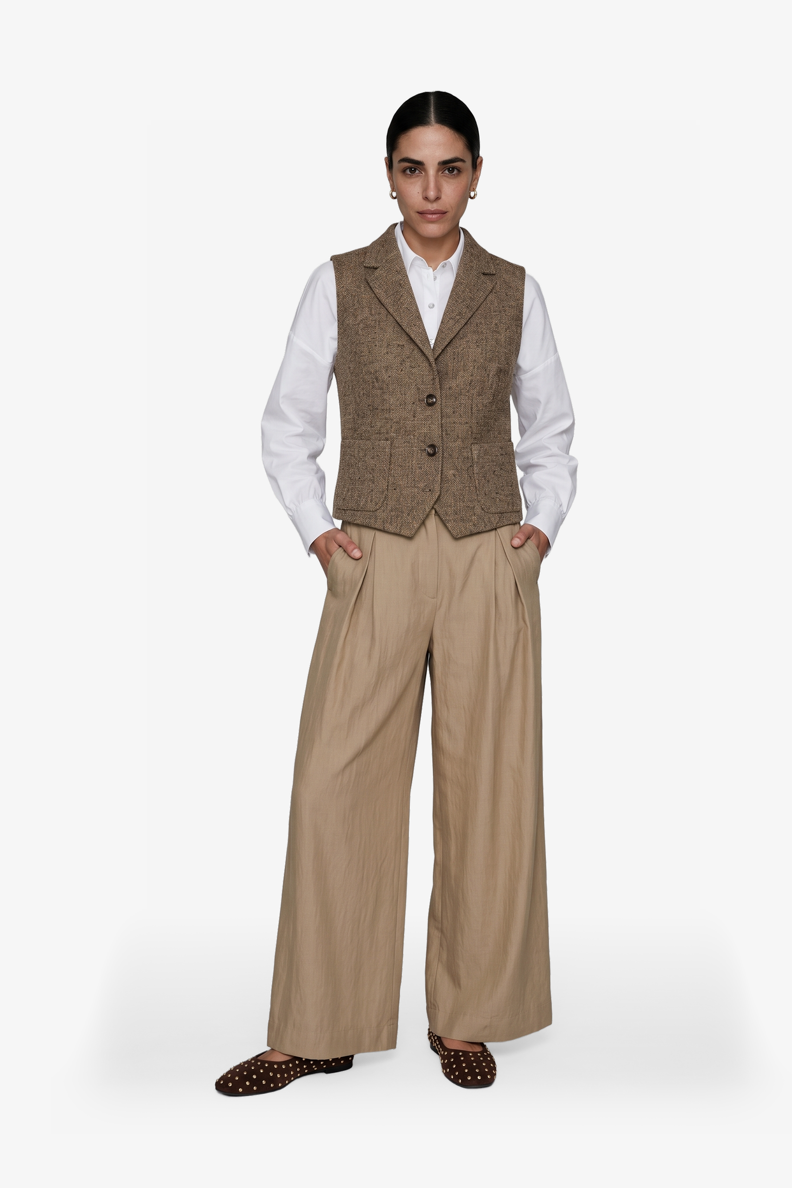 Teuntje Gilet Braun