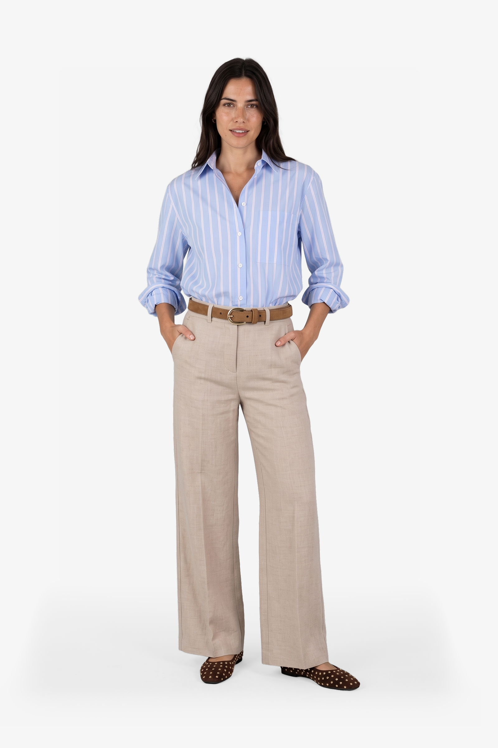 Leon Bluse Hellblau