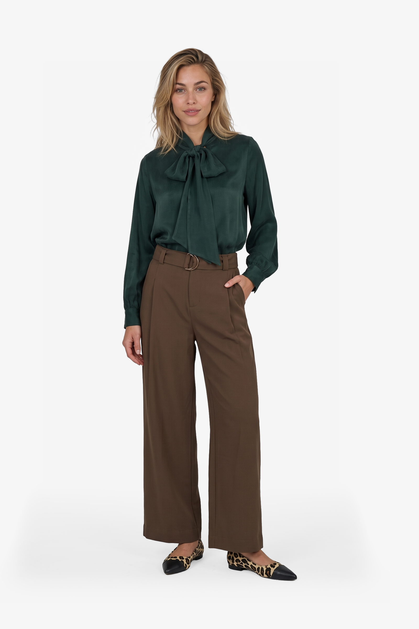 Havanna Bluse Dunkelgrün