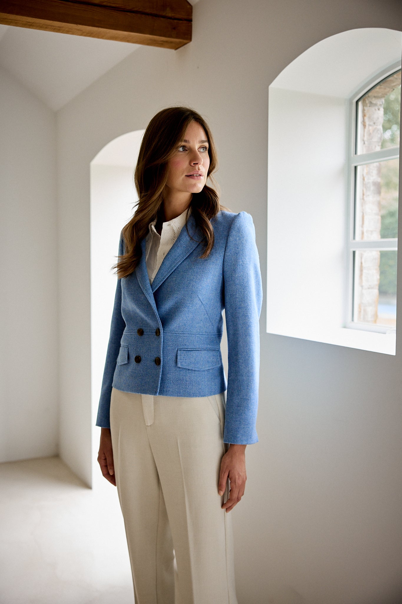 Ivonne Blazer Licht Blauw
