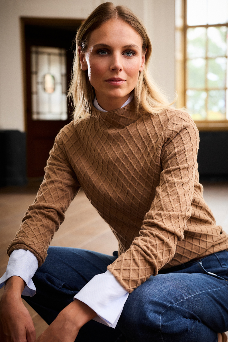 Maan - Pullover - CAMEL