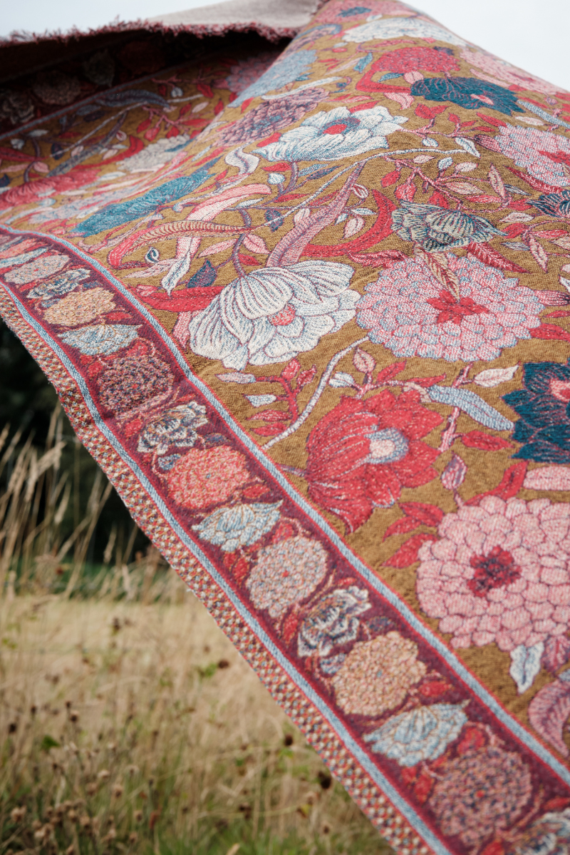 Hinte Schal Rosa Print