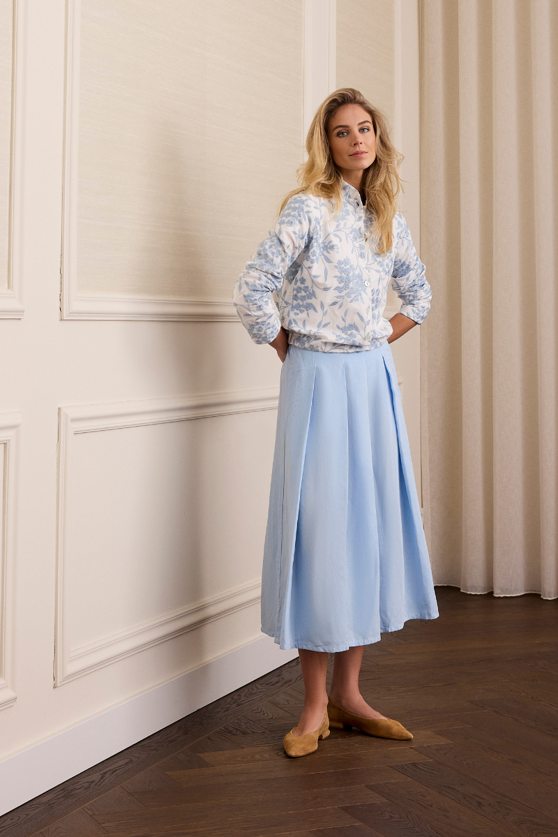 Katie Jasje Blauw Print