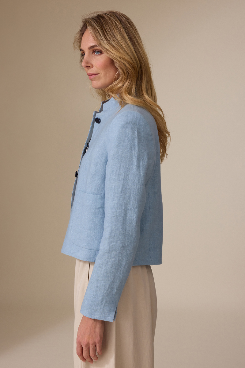 Kae Blazer Licht Blauw