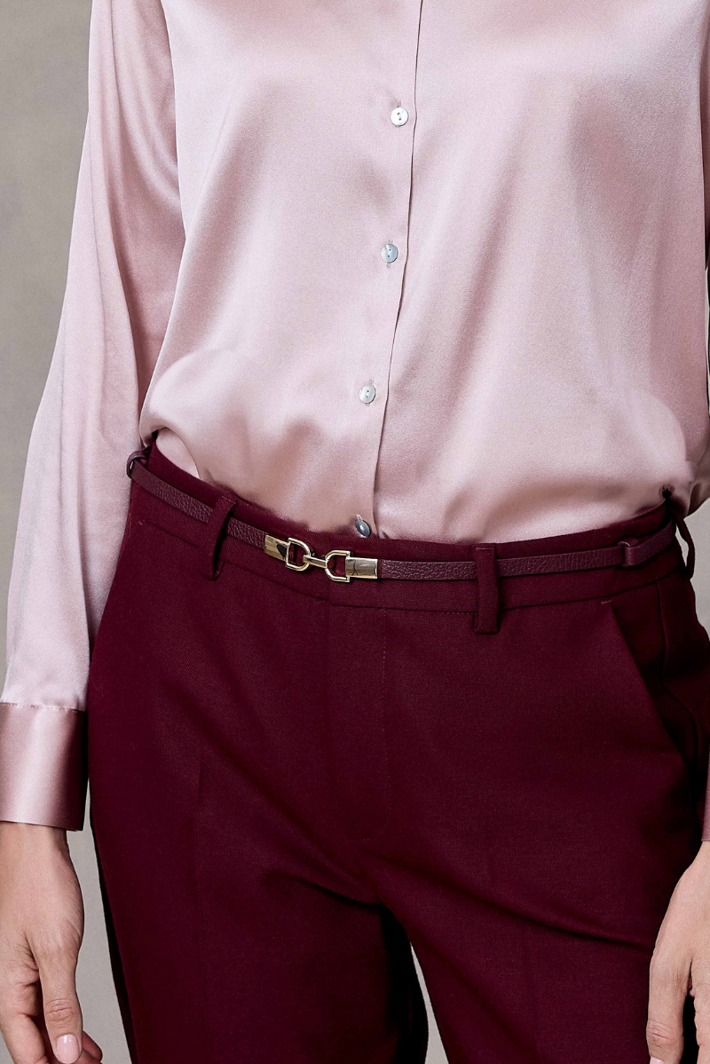 Babet Gürtel Bordeaux