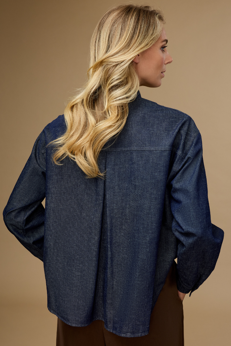 Plum Blouse Blauw Wash