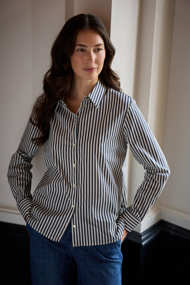 Sienna Blouse Marine-navy Print