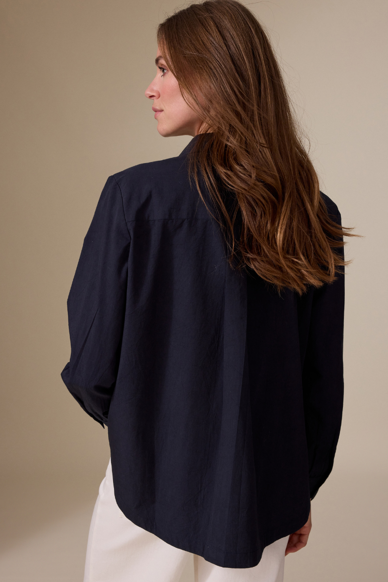 Krissy Bluse Marine-blau