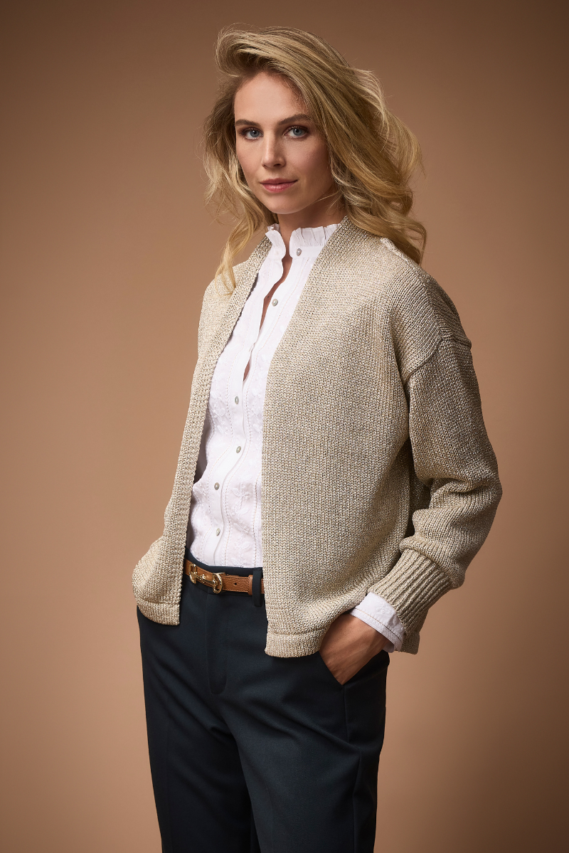Karijn Strickjacke Gold