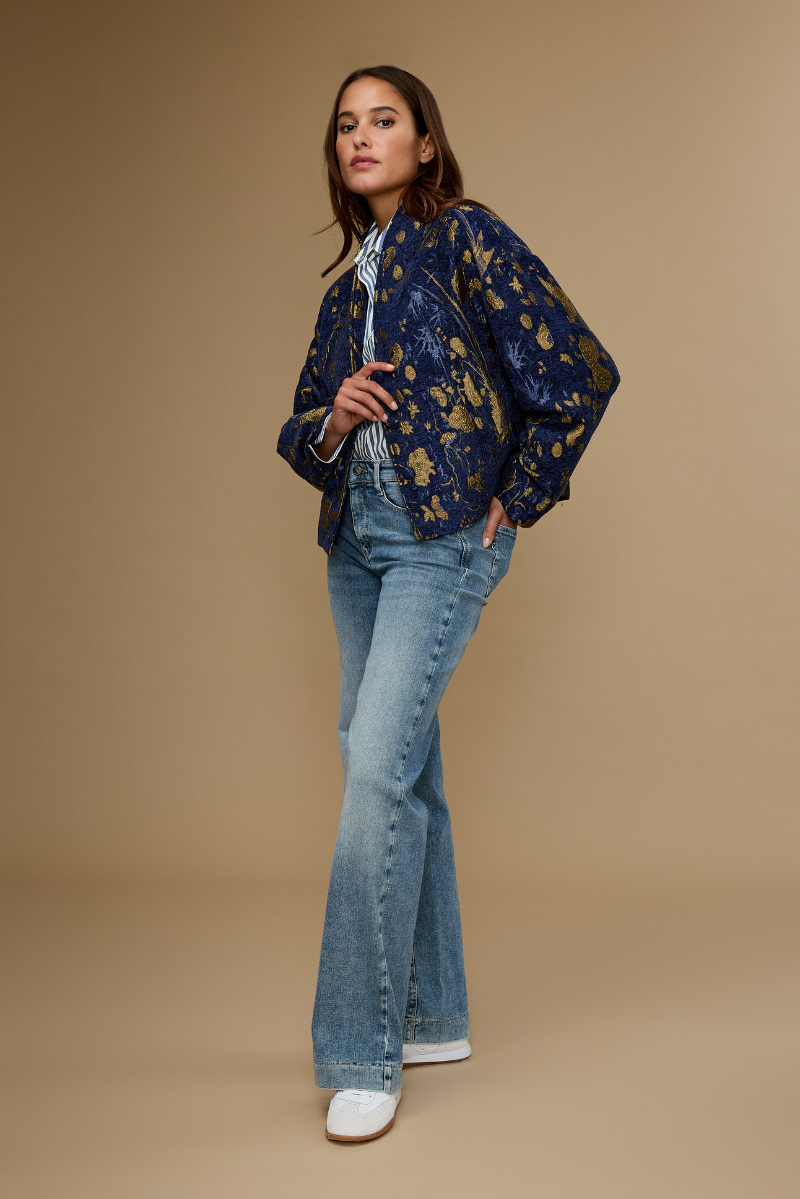 Dream Wide Denim Blau Wash