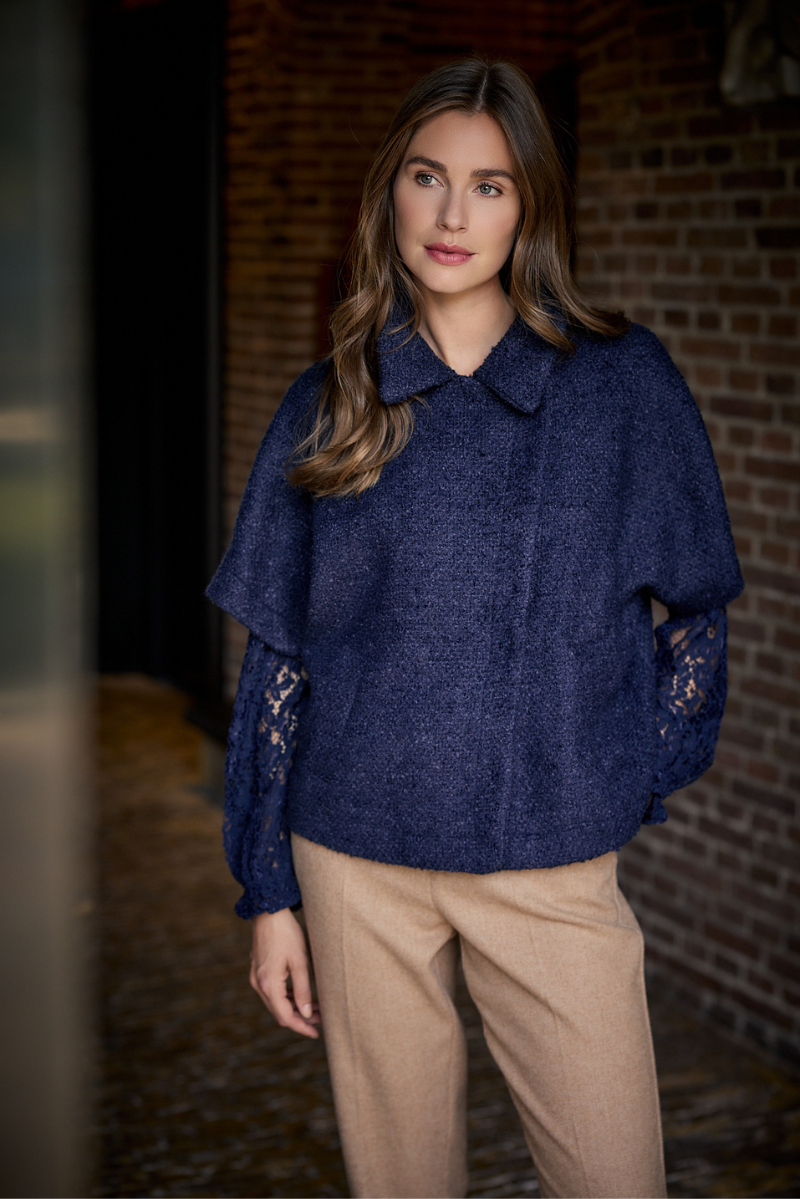 Jette Bluse Marine-Navy