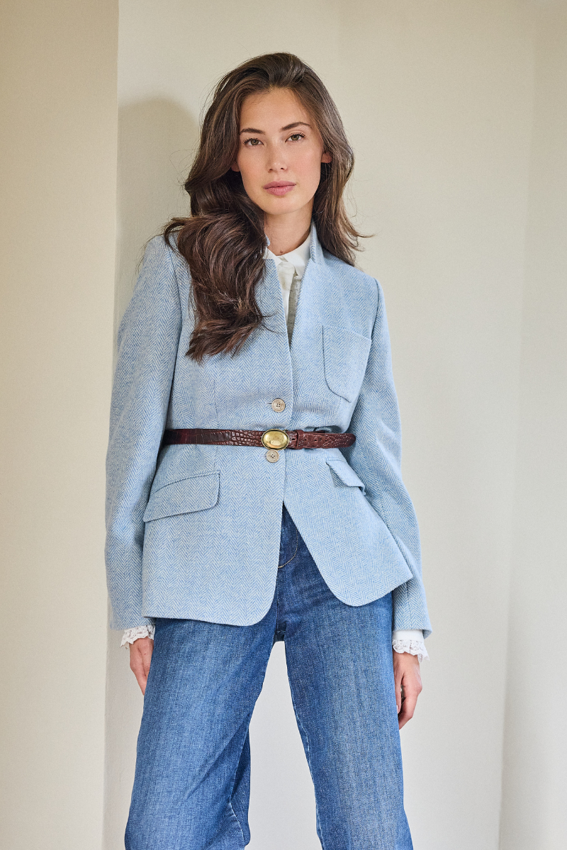 Tilda Blazer Licht Blauw