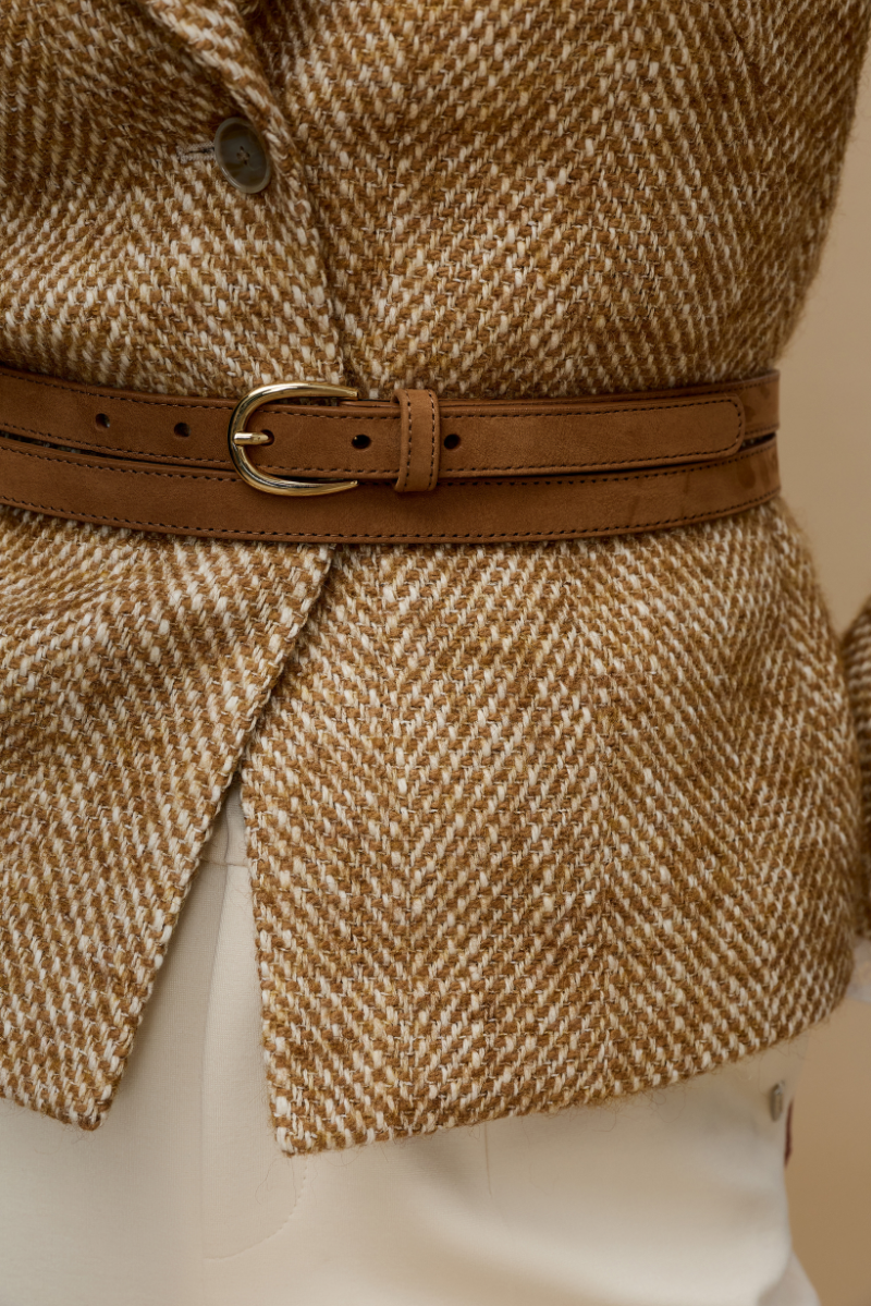 Gitte gürtel Cognac