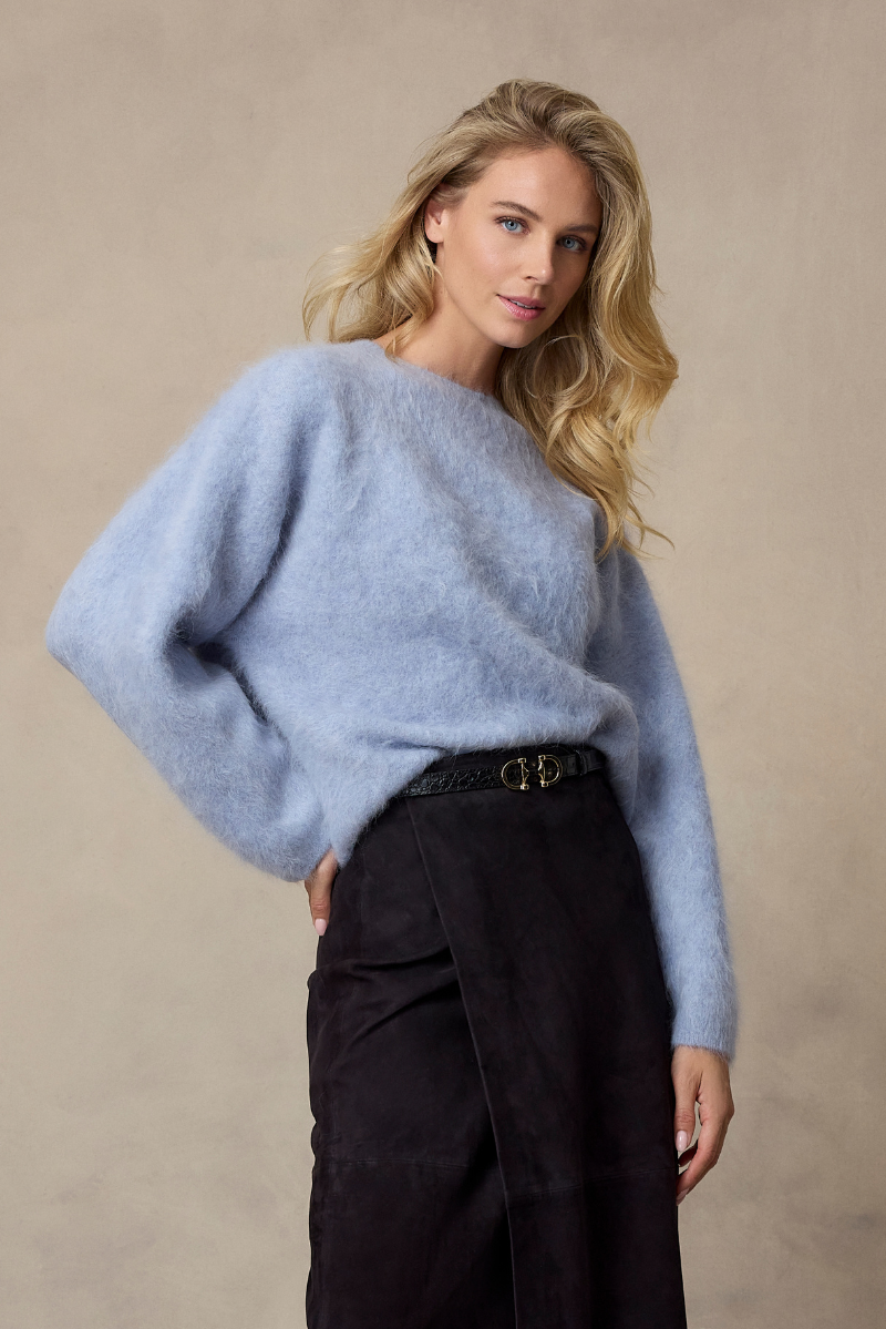 Amalia Pullover Hellblau