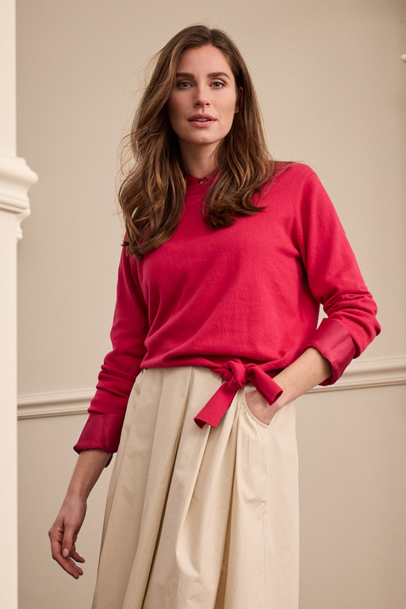 Minke Pullover Fuchsia