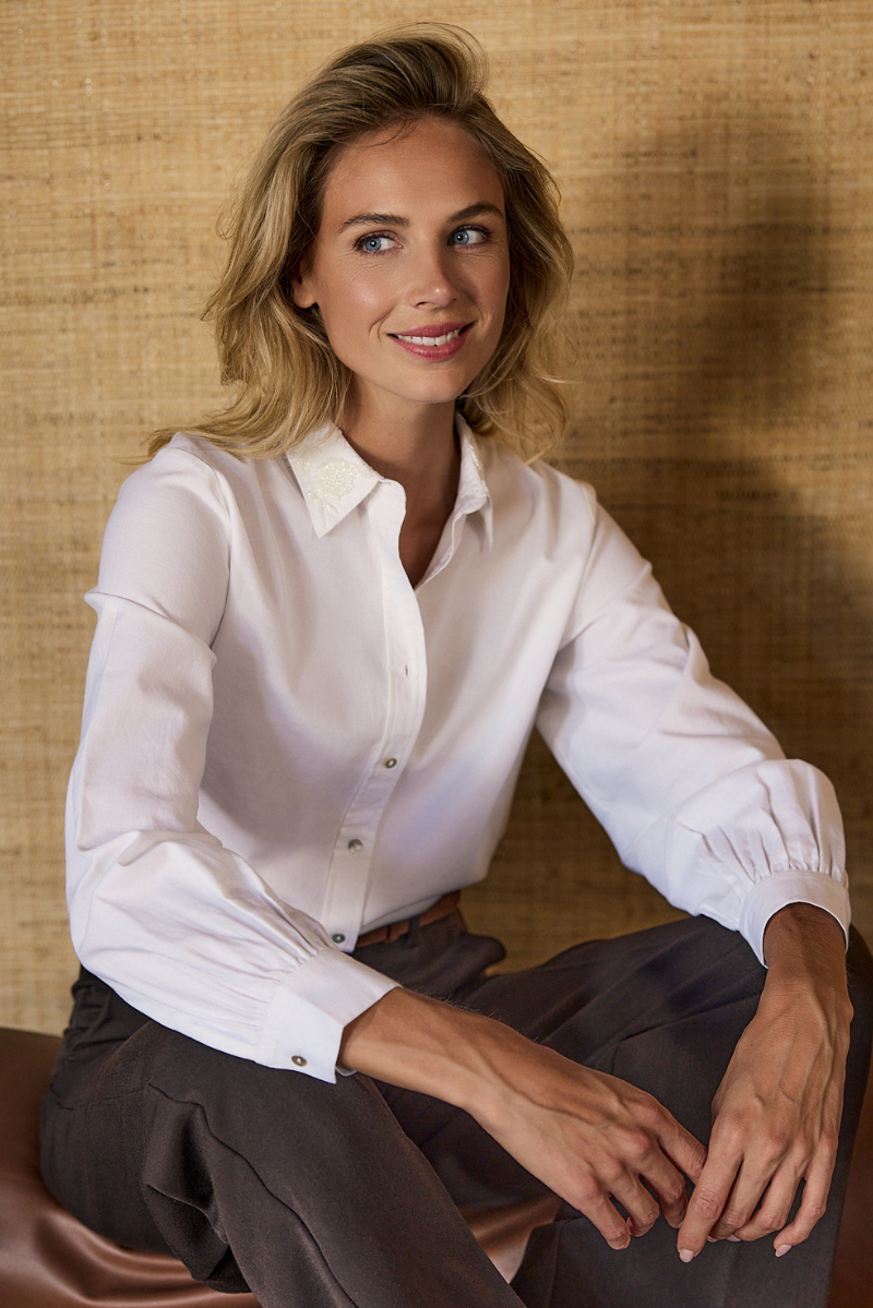 Juna Bluse Weiß